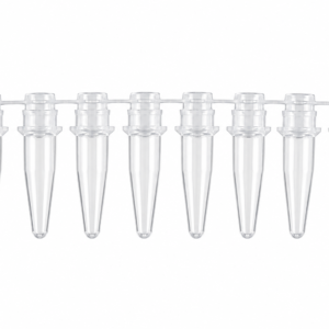 Tubos PCR 0.2mL en tira con tapa domo. PK 00193. BOLSA DE 125 TIRAS